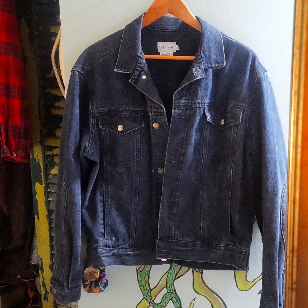 Calvin Klein womens jean jacket